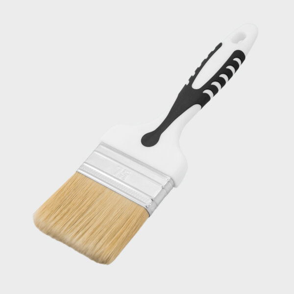 Decor Кисти серии "Black White универсальная" (25х15мм, светлая смешанная щетина, 2К ручка)