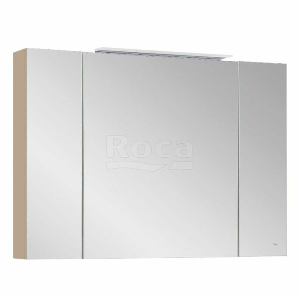 фото Зеркало-шкаф, 1000х700х137 мм, LED свет, капучино матовый Roca Oleta A857648515