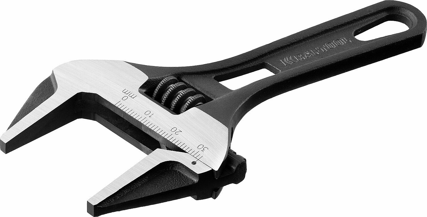 Разводной ключ KRAFTOOL SlimWide Compact 140/33 мм компактный