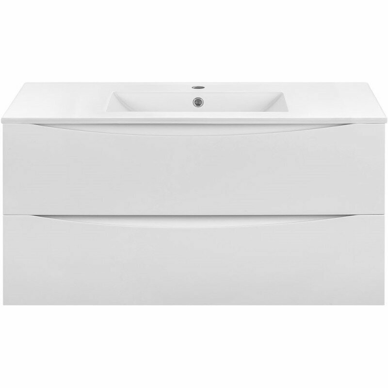 Тумба белый глянец 1006 см Vincea Mia VMC-2MC100GW