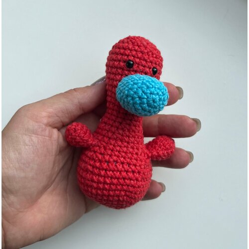 Морфик вязаный Кряка ручной работы. 11 см. Бодо Бородо.