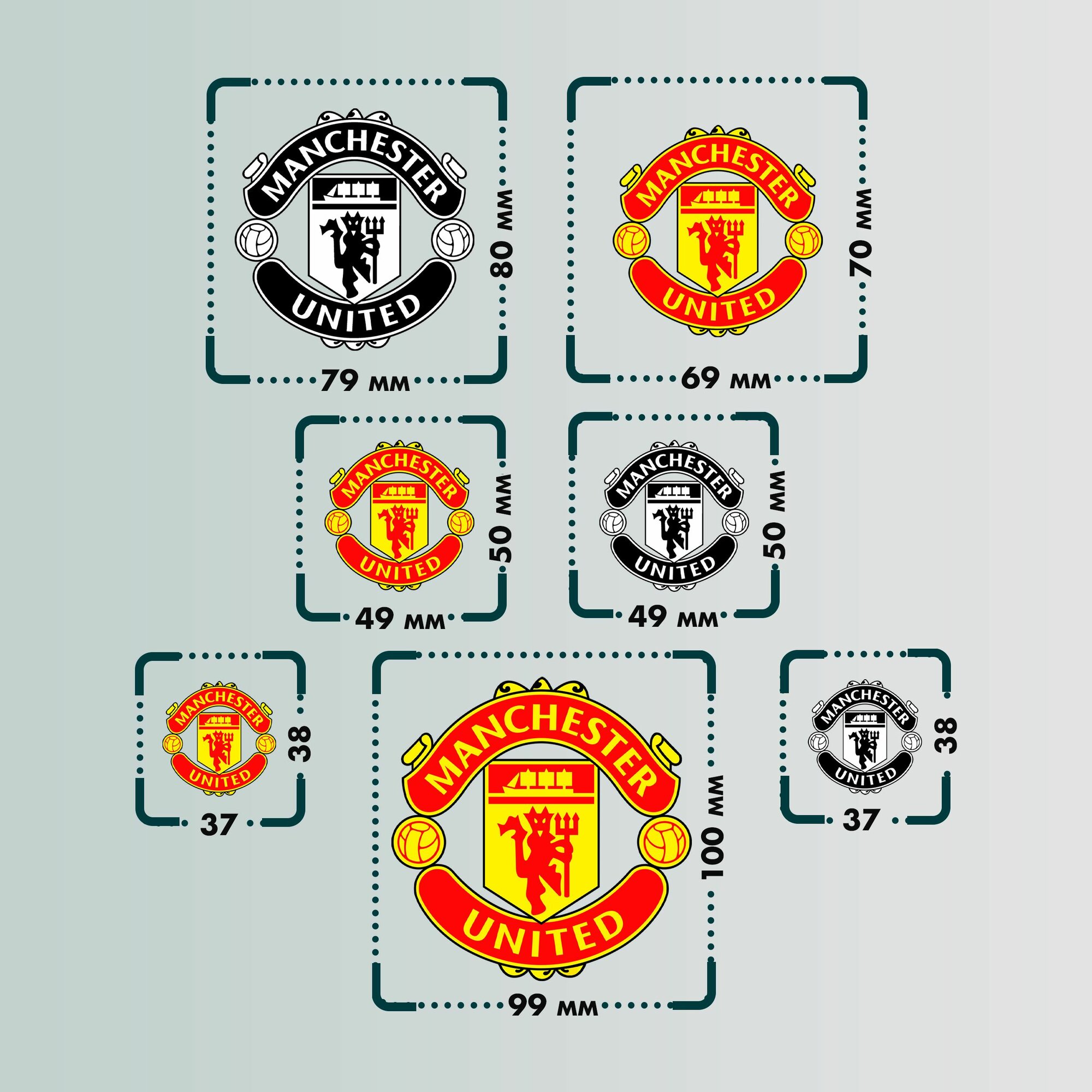 Термонаклейка на одежду Манчестер Юнайтед — фото 1