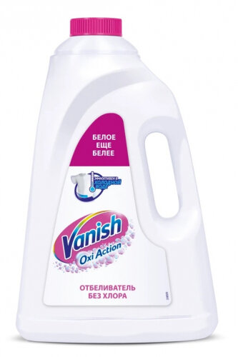 Отбеливатель-пятновыводитель Vanish OXI Action Кристальная белизна, жидкий, 3 л