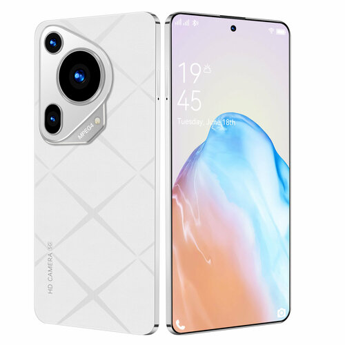 Телефон Смартфон P70 Pro 12512 гб андроид 14 глобальная русская версия сеть 4G5G две SIM-карты белое 1000000₽