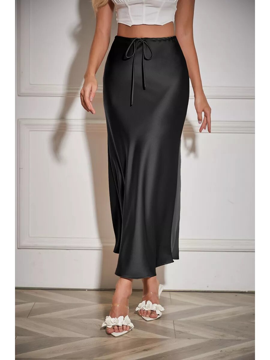 Юбка, размер S, черный — фото 1