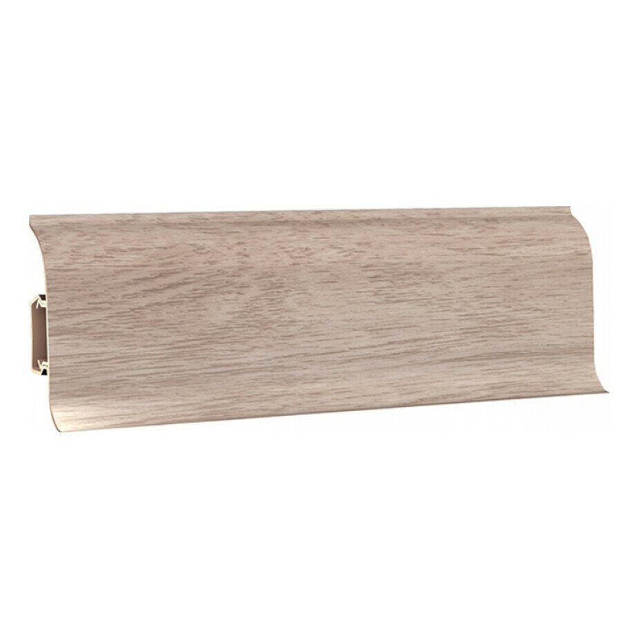 Торцевые заглушки для плинтуса Панельпласт, цвет дуб вертиго, 60 мм — фото 1