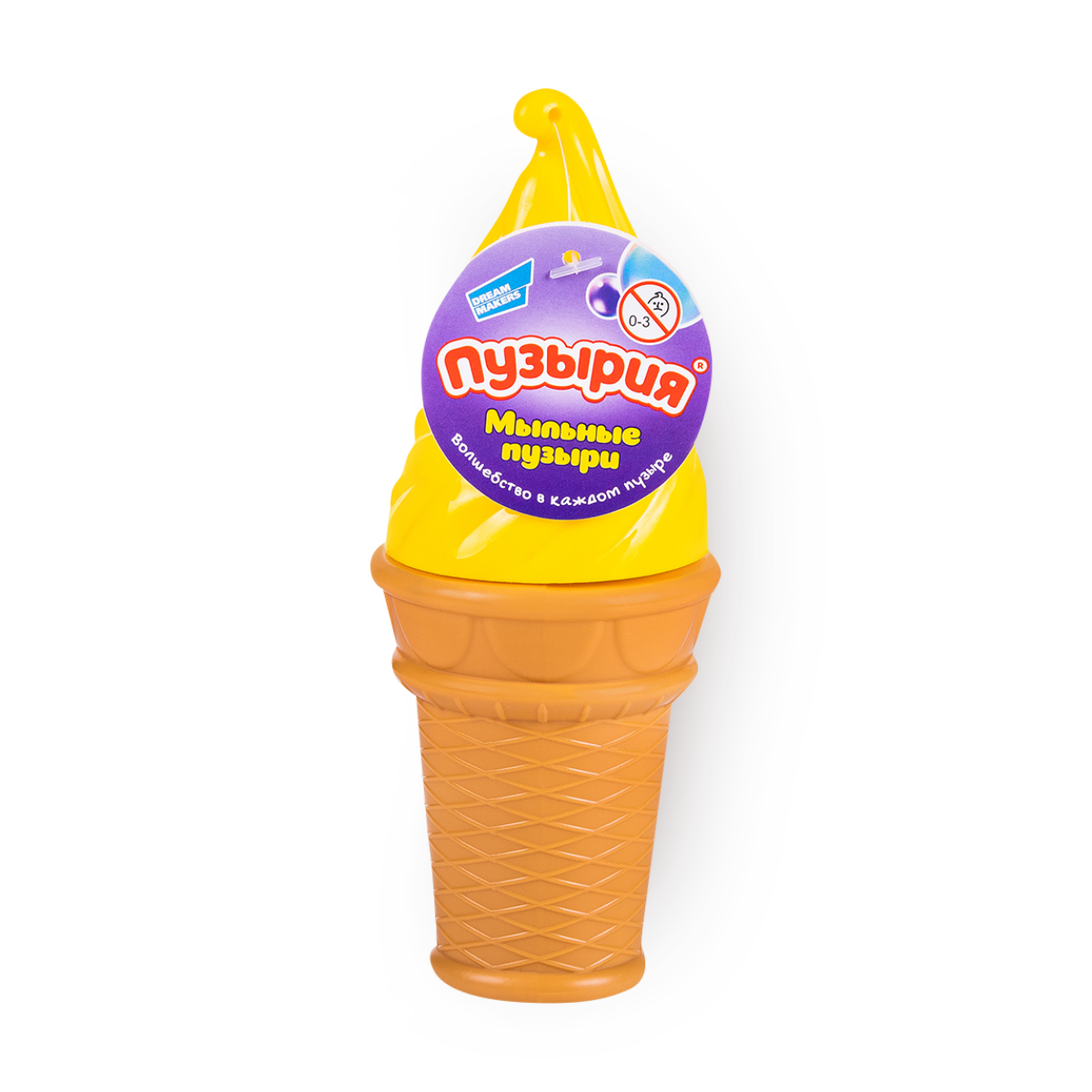 Мыльные пузыри Bubbleland Пузырия, мороженое, пластик, 120 мл