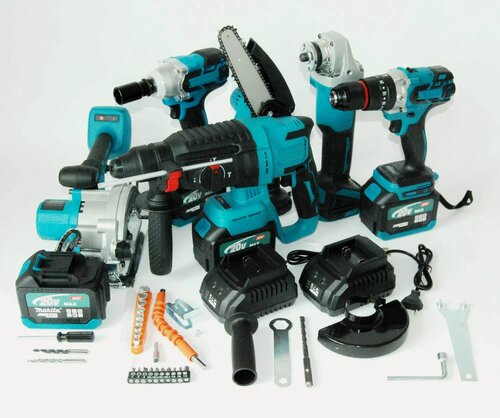 Изображение товара Набор электроинструмента 6 в 1 усиленные АКБ