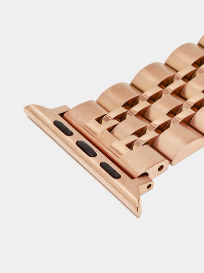 Ремешок металлический для Apple Watch 3,4,5,6,7,8SE, и Ultra, размер 42/44/45/49 мм — фото 1