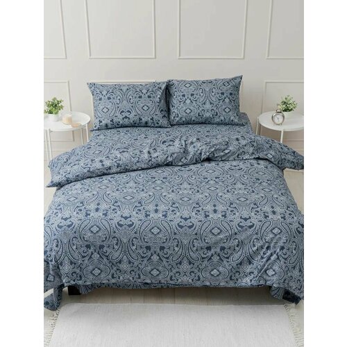 Постельное белье 2 спальное перкаль 200х200 аналог йэттеваллмо икеа 4100₽