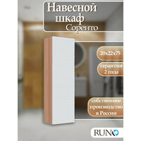 Шкаф с полками навесной RUNO Соренто (одностворчатый) - отличное решение для современного оформления Вашего дома. Рифленые  ...