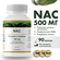 NAC 500 мг RestartBio 90 капсул / витамины для мужчин и женщин бе...