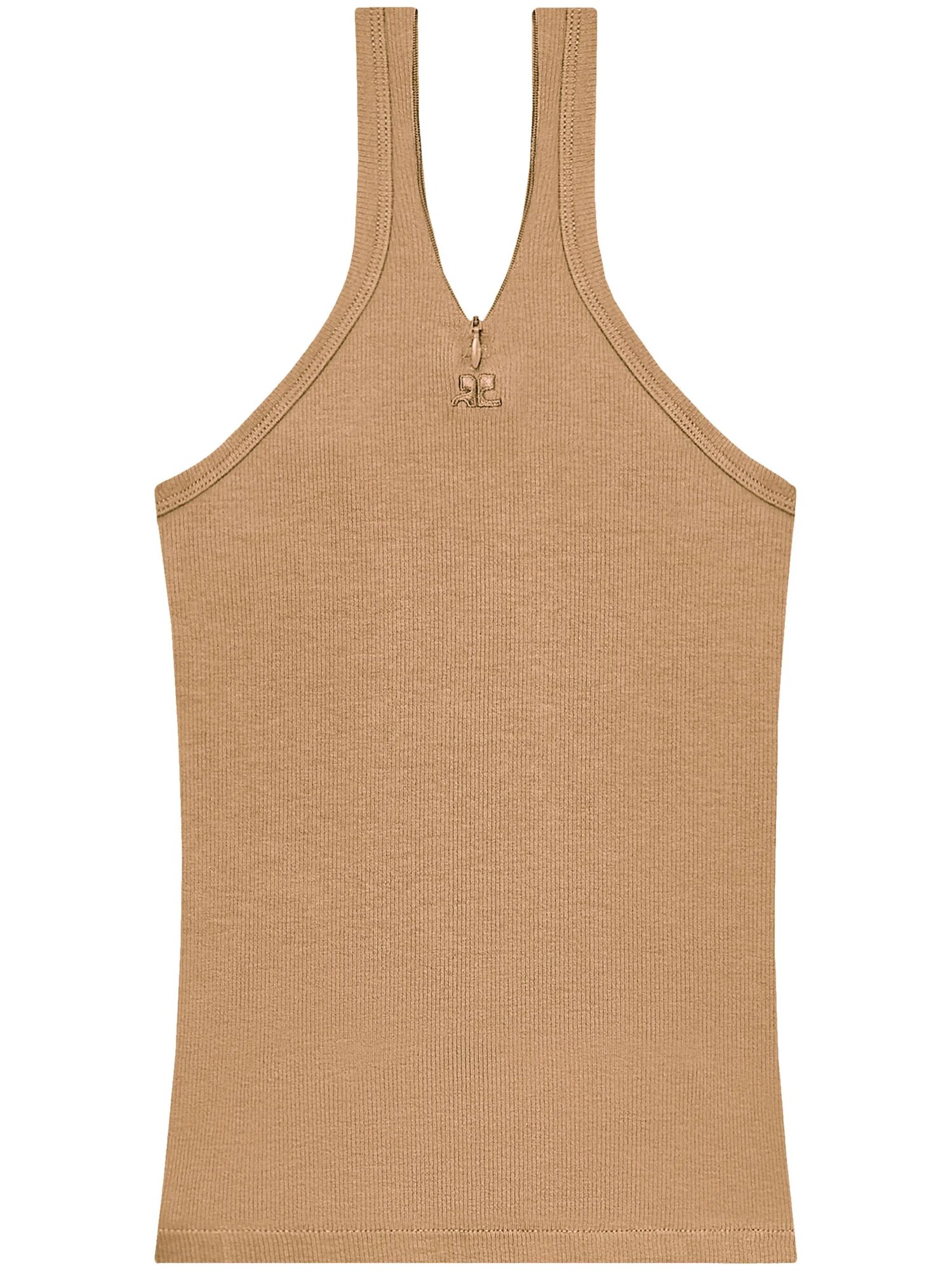 Топ courreges, размер S, коричневый
