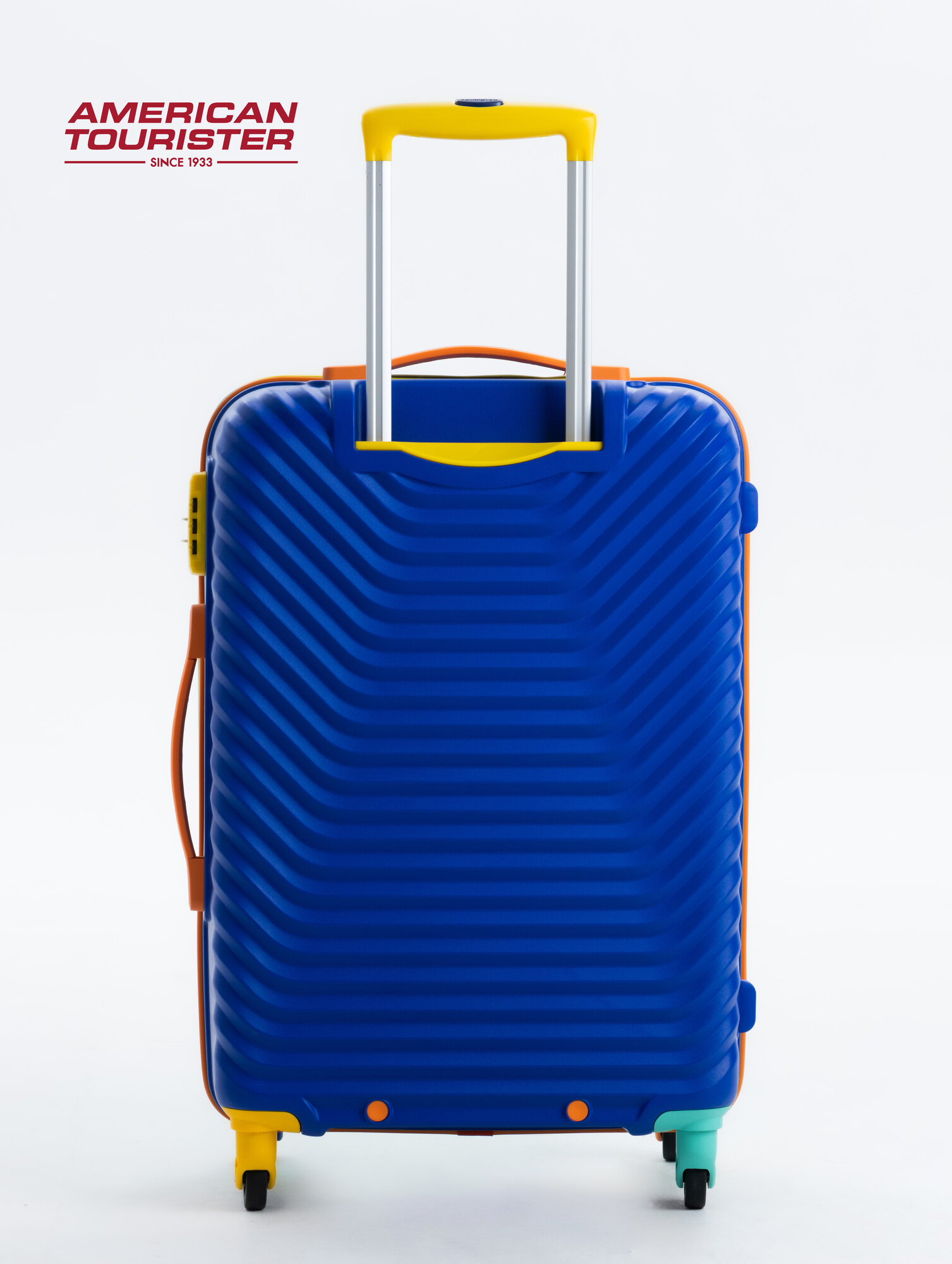 Чемодан American Tourister, 82 л, размер M, мультиколор — фото 1