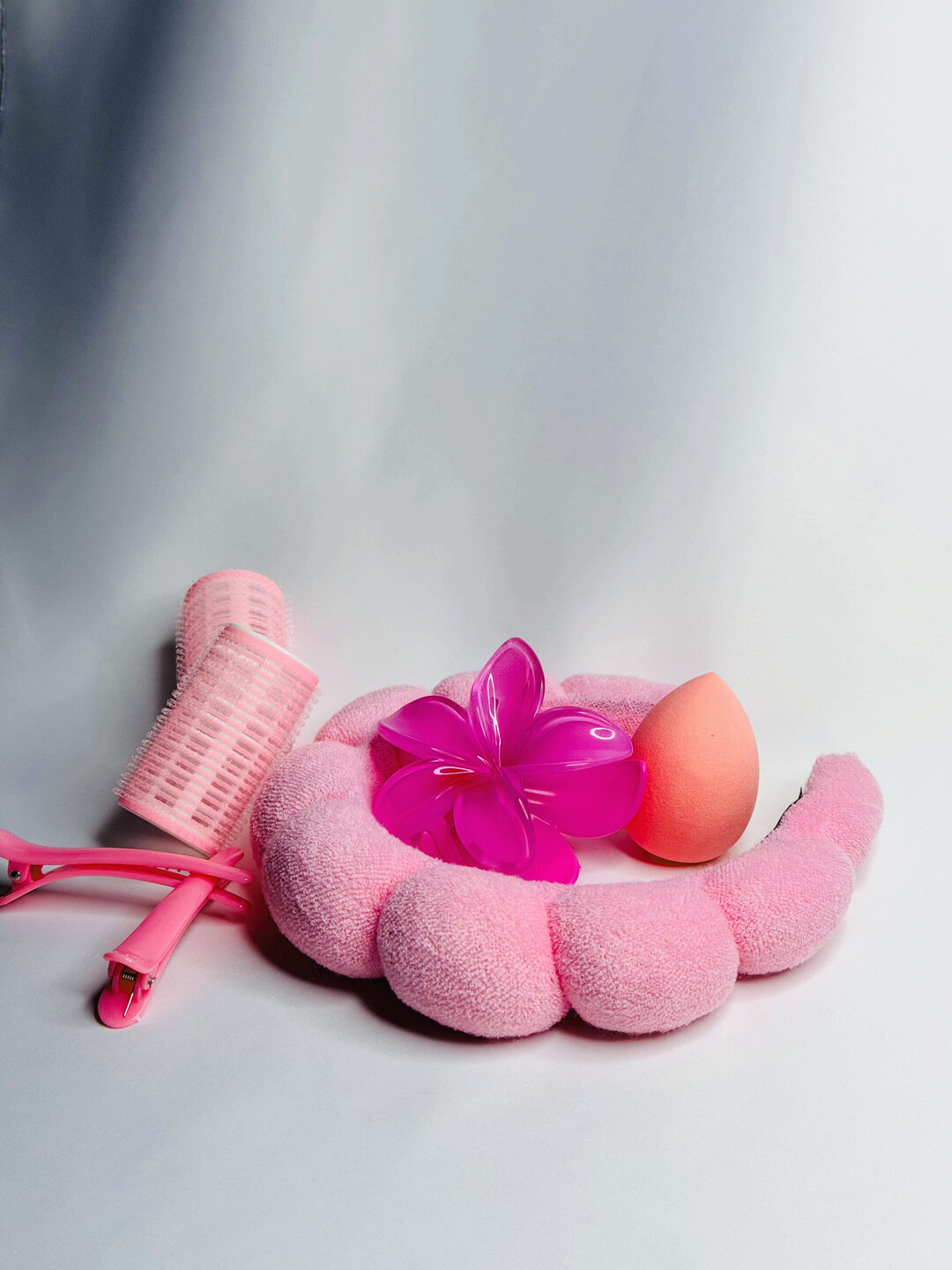 Набор для девочек с ободком для умывания — фото 1