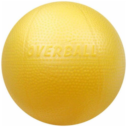 фото Детский мяч гимнастический over ball диаметр 25 см желтый. детский фитбол orto