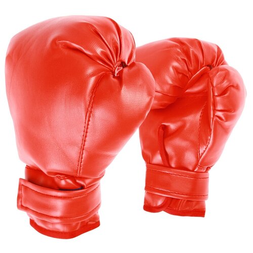 Перчатки боксёрские детские, цвет красный, "Hidde", материал пвх
