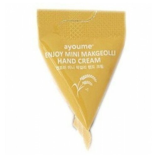 Ayoume AYOUME Крем для рук макколли - Enjoy Mini Makgeolli Hand Cream, 3гр