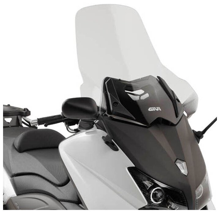 Стекло ветровое Yamaha T-MAX 500 (08-11)/T-MAX 530 (12-16) Givi White (D2013ST)