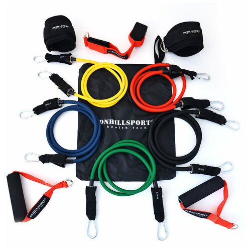 фото Универсальный набор трубчатых эспандеров onhillsport 11 в 1