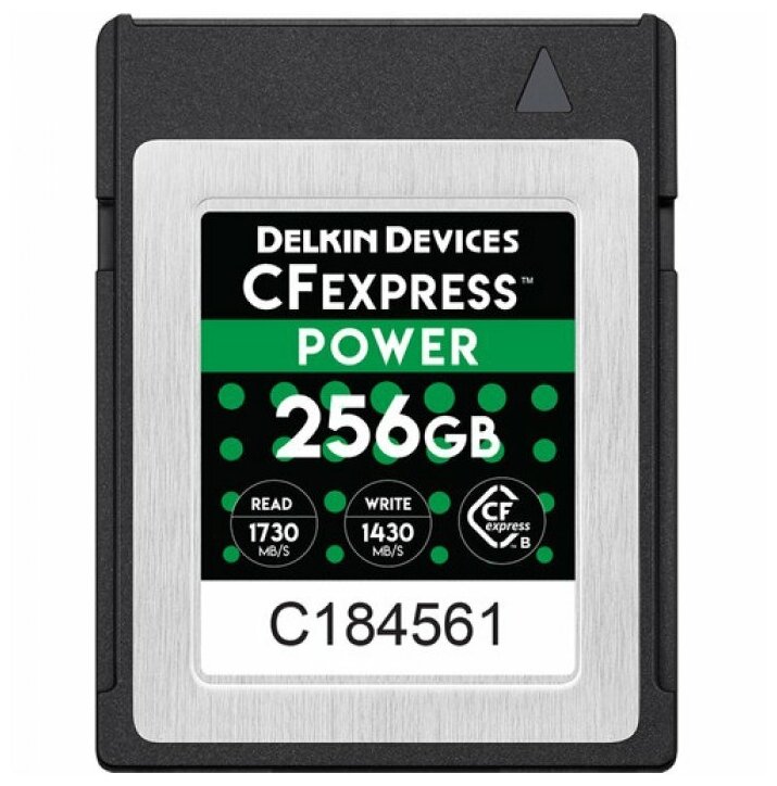 Карта памяти Delkin Power CFexpress Type B 256GB R1730/W1430MB/s (DCFX1-256)