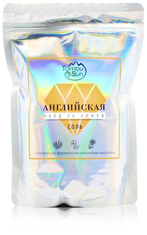 Tambusun Английская соль Уход за кожей, 1 кг, 1 л