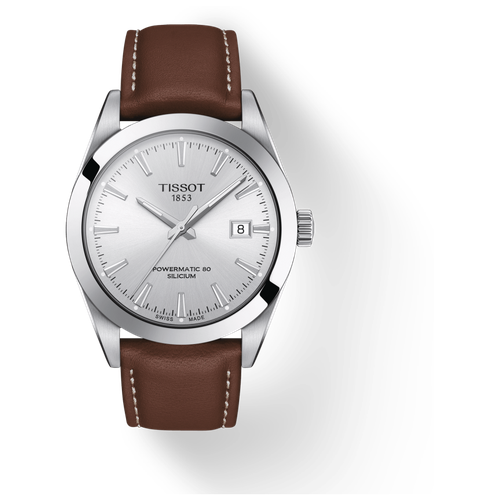 Мужские наручные часы TISSOT GENTLEMAN POWERMATIC 80 SILICIUM T127.407.16.031.00