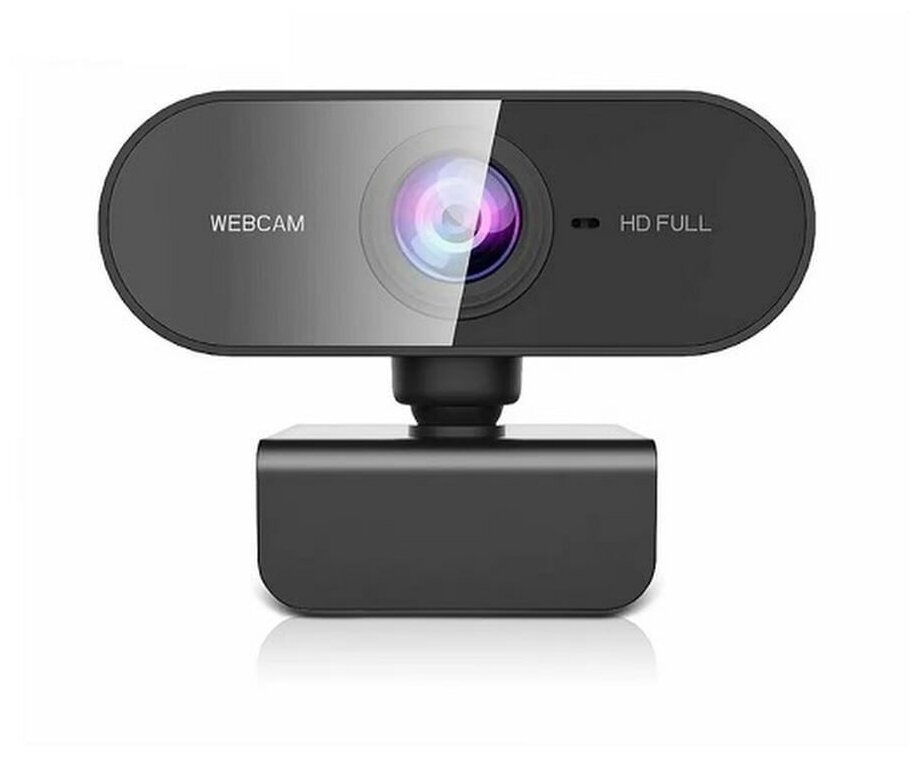 Компактная вращающаяся 360 градусов веб-камера Full HD/встроенный микрофон  — купить в интернет-магазине по низкой цене на Яндекс Маркете
