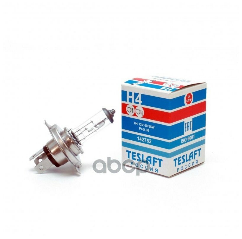 Лампа 12v H4 60/55w Teslaft 1 Шт. Картон 142752 Teslaft арт. 142752