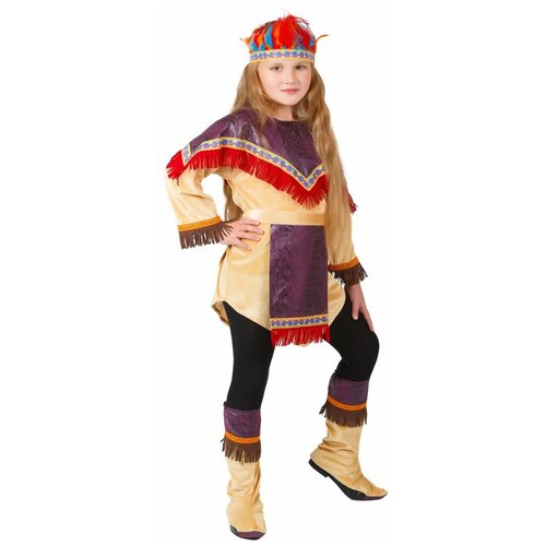 Детский костюм девочки Индейца (15403) 122 см костюм индианка для девочки 15838 122 см