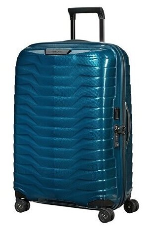 Чемодан Samsonite, 75 л, размер M, синий