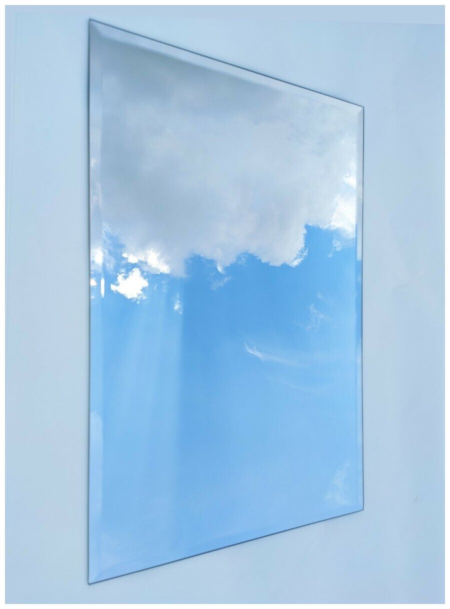 Фацетное зеркало (450x300 мм) Стекло Дизайн - фотография № 6