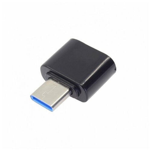 OTG-адаптер Walker USB-Type-C, черный