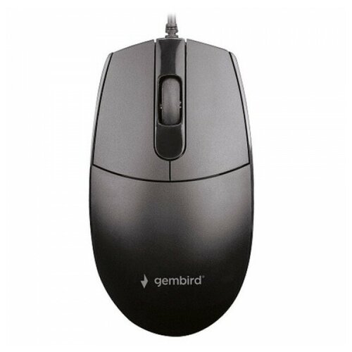 Gembird MOP-420 Мышь USB черный 2кнколесо-кнопка 1000 DPI кабель 18м 41500₽