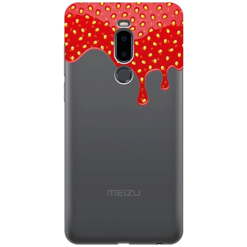 фото Силиконовый чехол на meizu note 8 / мейзу ноут 8 с 3d принтом "jam" прозрачный gosso
