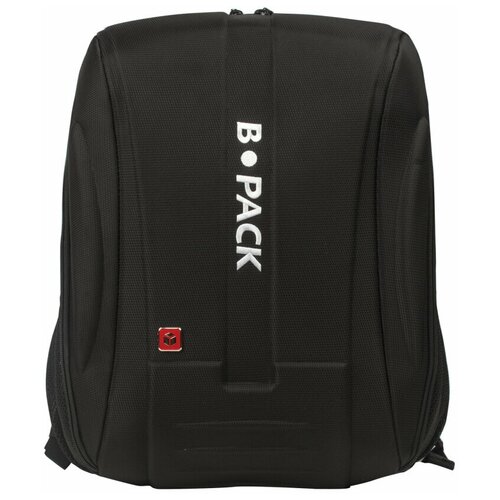 фото Рюкзак b-pack s-05 универсальный, с отделением для ноутбука, жесткий корпус, черный, 45х32х18 см