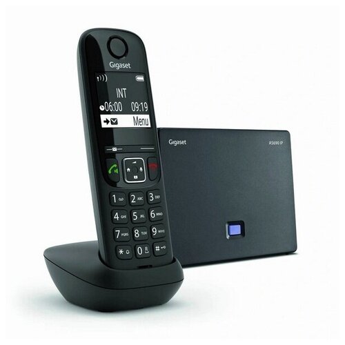 фото Ip/dect телефон gigaset as690 ip rus black