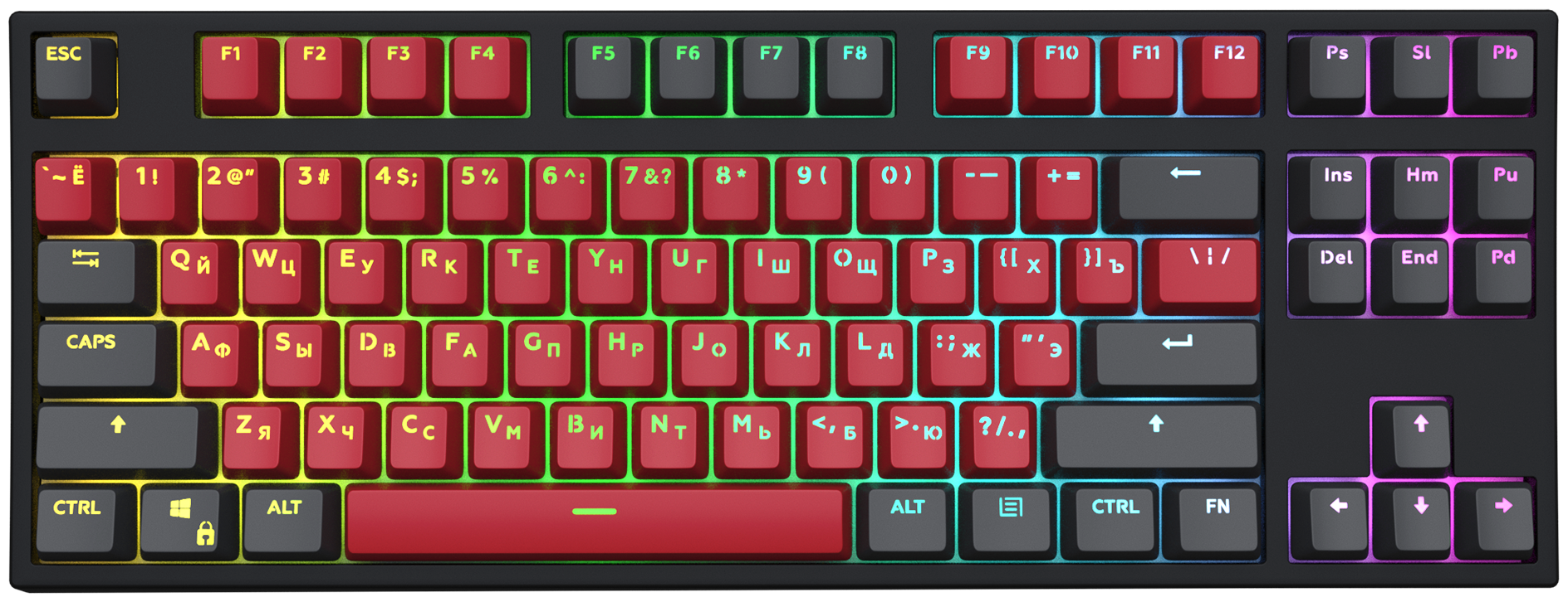 Red Square Keyrox TKL Classic Red/Grey