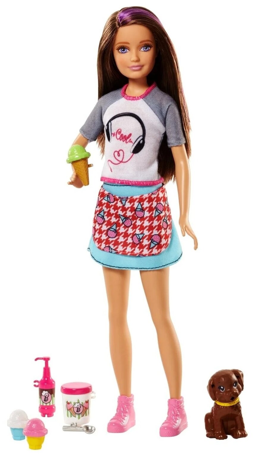 Игровой набор Mattel Barbie Сестры и щенки FHP61 - фото №1