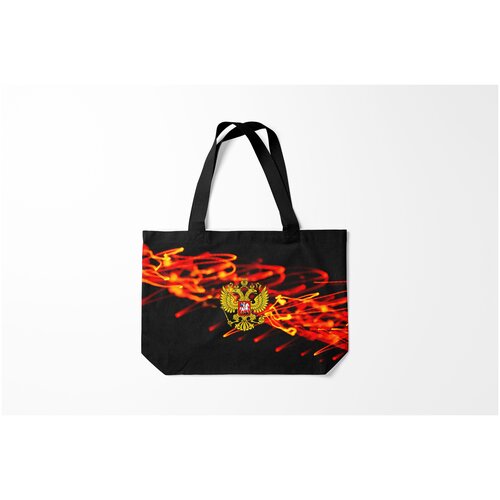 фото Сумка-шоппер / 46х35 см / патриотичные / славянская символика russia burnettie