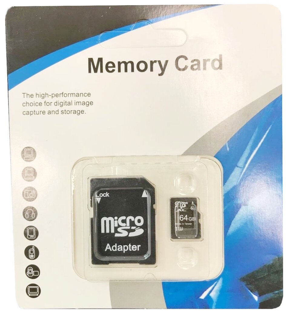 Карта памяти Micro SD XC 64 Gb Class 10, UHS-1U3 R/W 85/40Mb/s