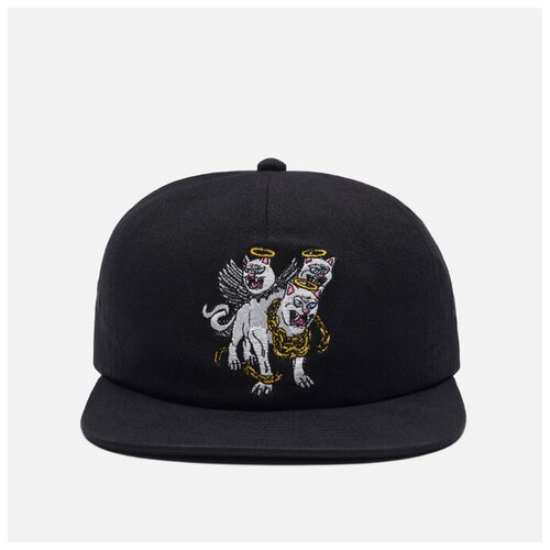 фото Кепка ripndip 3 heads strapback чёрный , размер one size