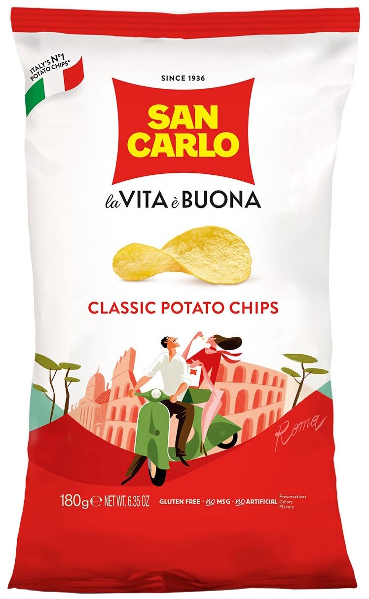 Чипсы San Carlo картофельные Классика