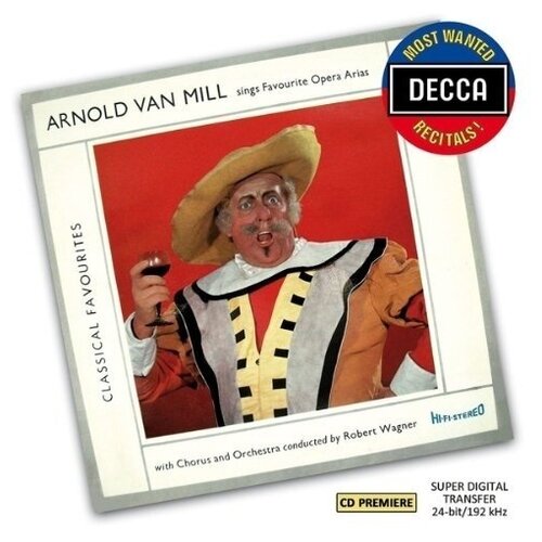 audio cd sergei lemeshev opera arias AUDIO CD Arnold van Mill sings Favourite Opera Arias Decca Most Wanted Recitals Vol. 30