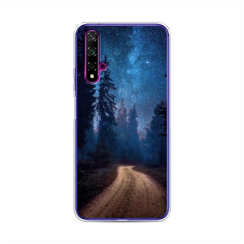 фото Силиконовый чехол "лес 5" на huawei nova 5t / хуавей нова 5т case place