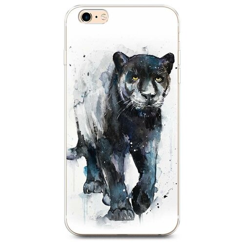 фото Силиконовый чехол "пантера арт 3" на apple iphone 6 plus/6s plus / айфон 6 плюс/айфон 6с плюс case place