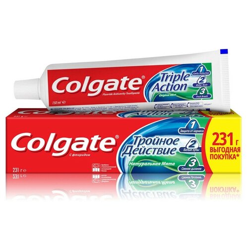 Зубная паста Colgate Тройное действие, 150 мл FCN89284 , 1 шт.