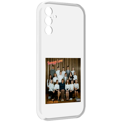 Чехол MyPads Teenage Love LIZER для Samsung Galaxy M13 задняя-панель-накладка-бампер