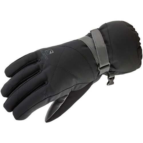 Перчатки горнолыжные SALOMON 2020-21 Propeller long Black/Ggrey (US:M)