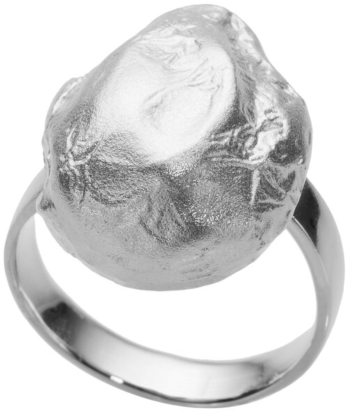 Кольцо STILE ME, серебро, 925 проба, родирование, безразмерное, серебряный